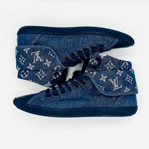 Louis Vuitton denim brae sneaker boots - Picture 4 of 5